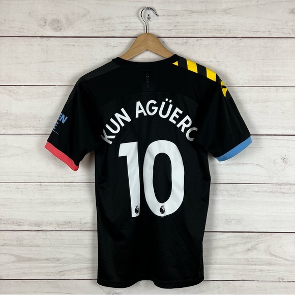 Manchester City Puma Kun Aguero Jersey Small - Picture 2 of 10
